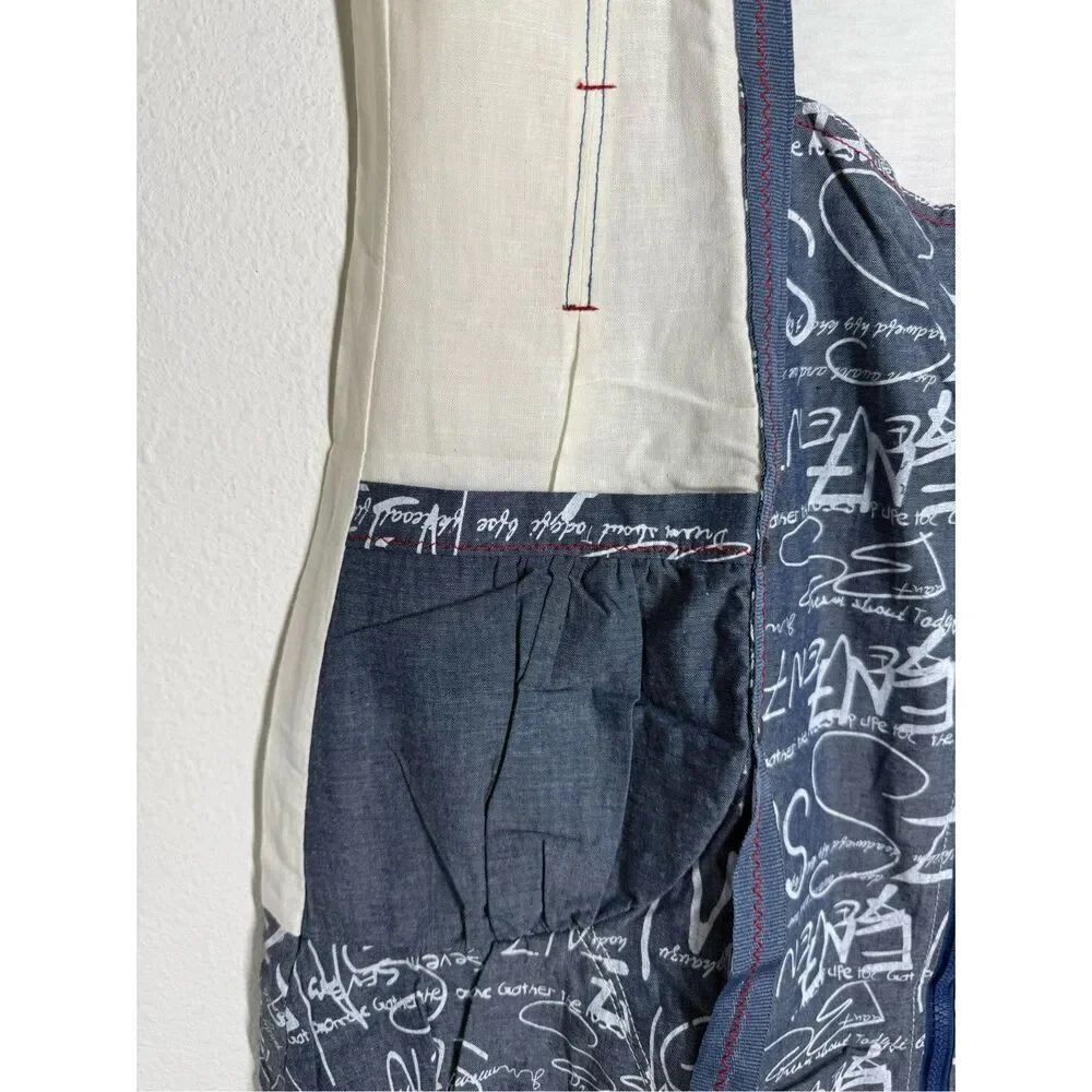 C’Fait Pour Vous Bohemian Lagenlook Women’s Dress/Top Linen Blend Sz L*See Notes - Picture 6 of 16